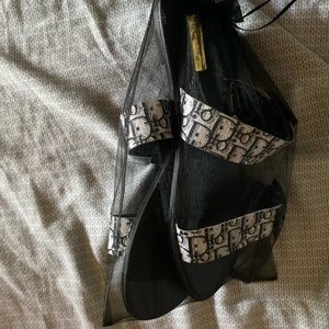 Stitched Dior Sandals